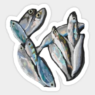 Herring pastel fish Sticker